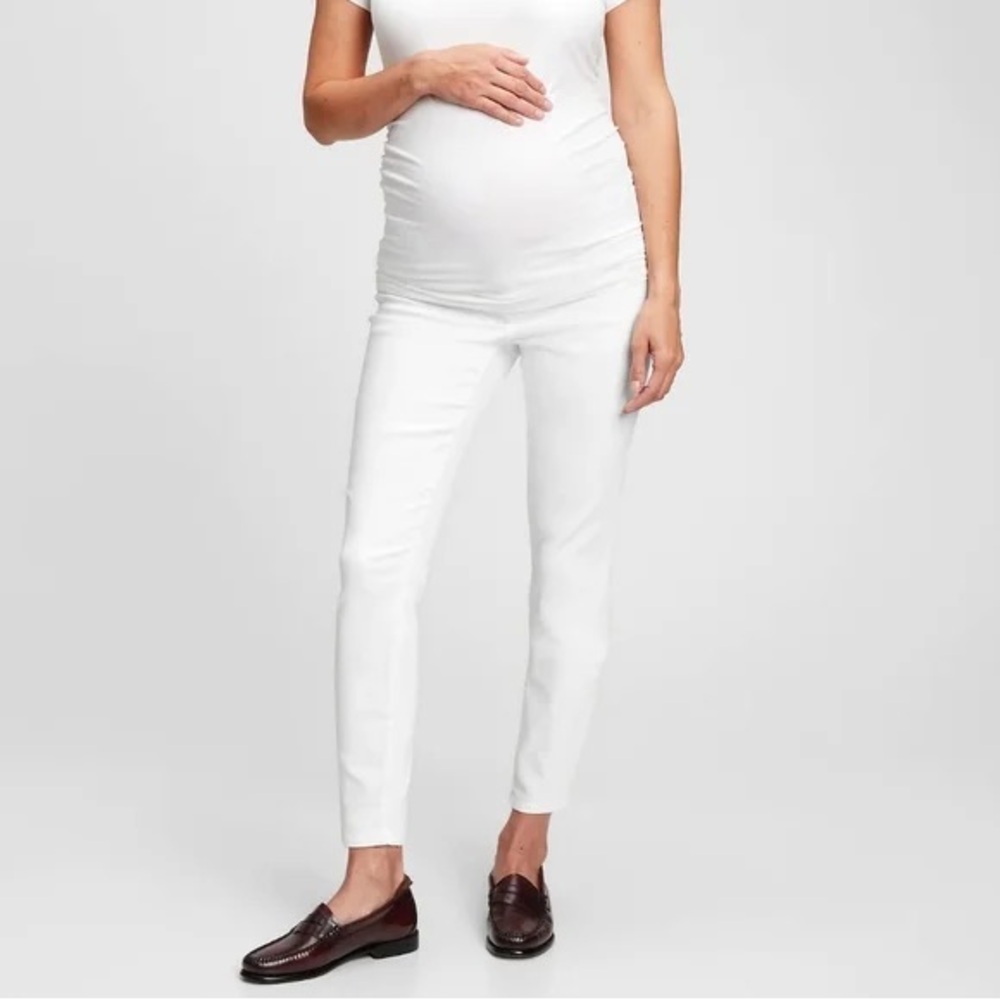 H&M Mama White Skinny Maternity Jeans – Size Small – Excellent Condition​​​​​​​​